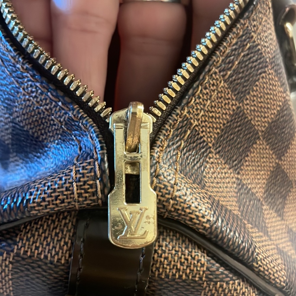 Louis Vuitton Damier Ebene speedy 30 Bandolier - Picture 7 of 7